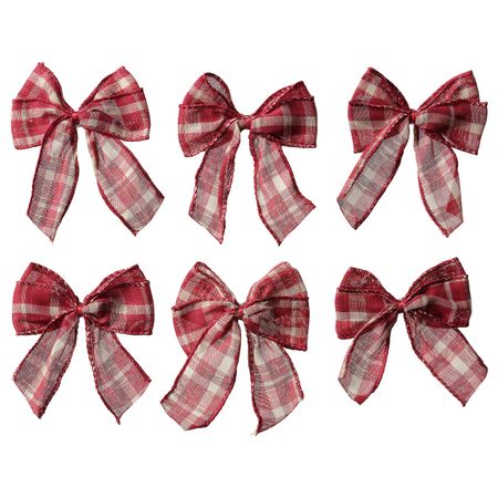 Бант, красный, белый IKEA VINTER 2021 ВИНТЕР 2021 705.021.16