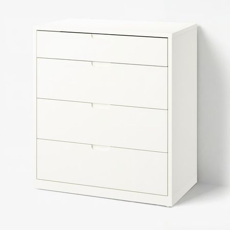 TONSTAD Комод с 4 ящиками - белый с оттенком 82x47x91 см