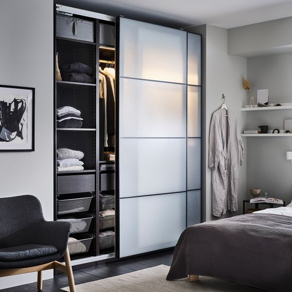 2 каркаса гардеробов, черно-коричневый 200x35x236 см IKEA PAX ПАКС 498.953.09 - фото 2