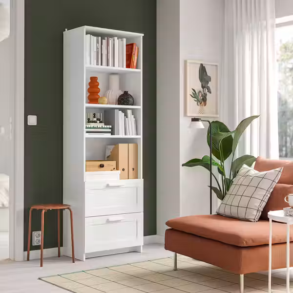 BRIMNES Стеллаж - белый 60x190 см - фото 2