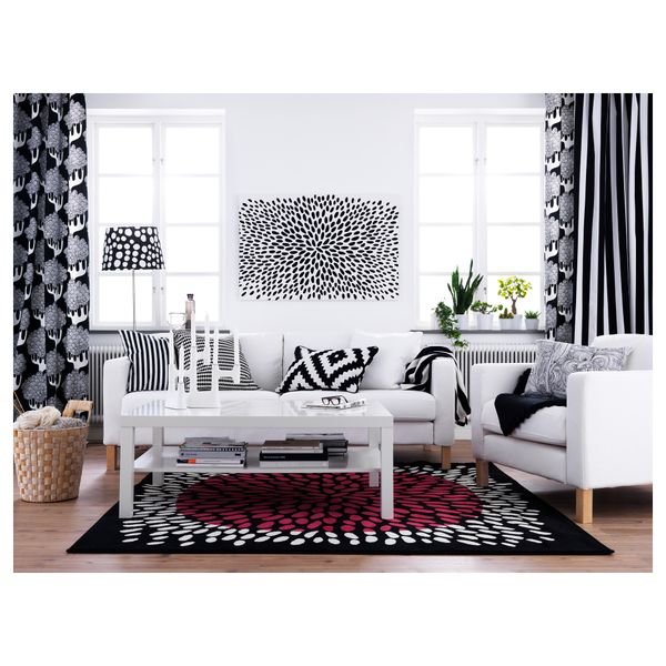 Ковер, короткий ворс ТРОДКЛЁВЕР, разноцветный (200x200 см) - схема-чертеж с размерами