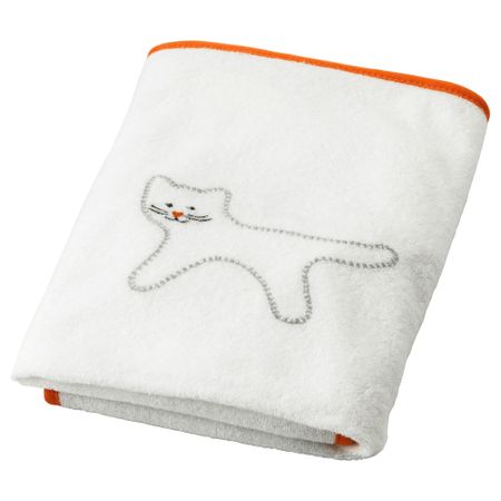 Чехол СКЁТСАМ, белый, оранжевый (55x83 см)