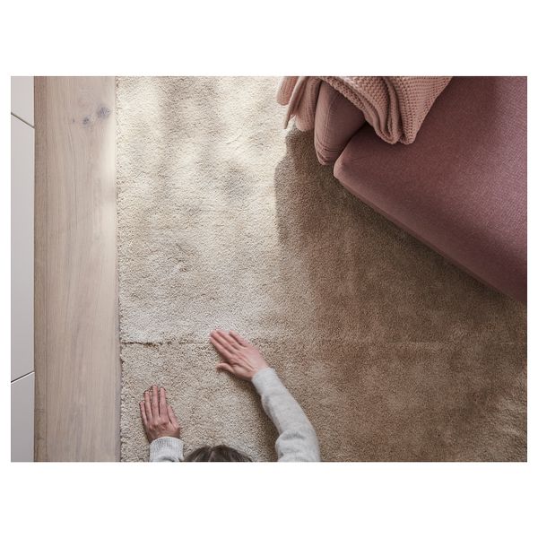 Ковер, короткий ворс, классический серый 170x240 см IKEA STOENSE СТОЭНСЕ 104.268.37 - фото 6