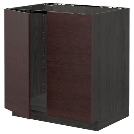 Напольный шкаф для мойки + 2 двери IKEA METOD МЕТОД 594.583.65