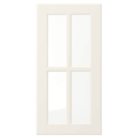 Стеклянная дверь, белый с оттенком 30x60 см IKEA BODBYN БУДБИН 803.670.66