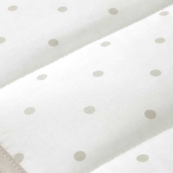 Мягкий бортик, точечный/белый серый 60x120 см IKEA LENAST ЛЕНАСТ 504.539.04 - схема-чертеж с размерами