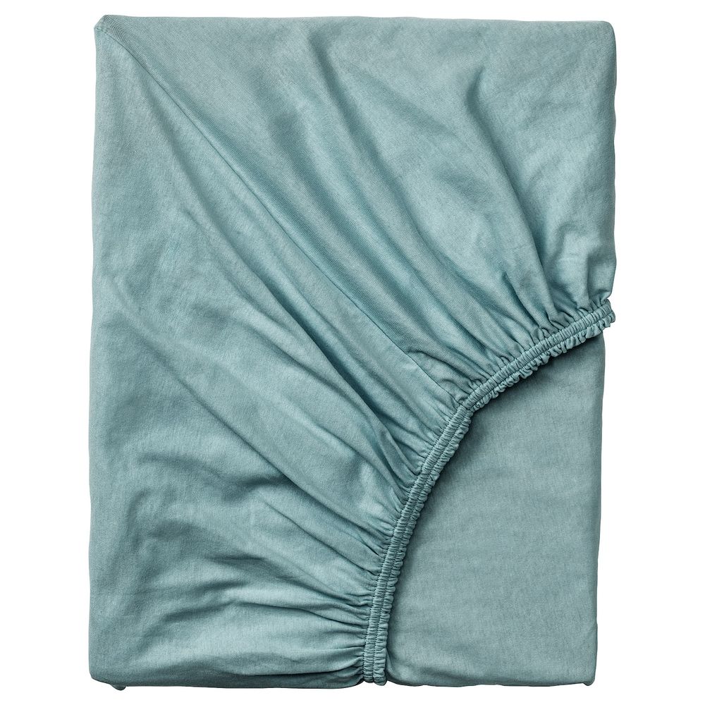 Натяжная простыня для кушетки, голубой 80x200 см IKEA VÅRVIAL ВОРВИАЛ 105.013.46 - фото 1