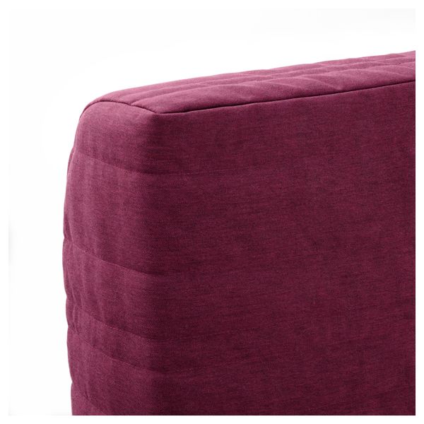 Диван-кровать 3-местный БЕДИНГЕ ЛЁВОС, Книса малиновый - схема-чертеж с размерами