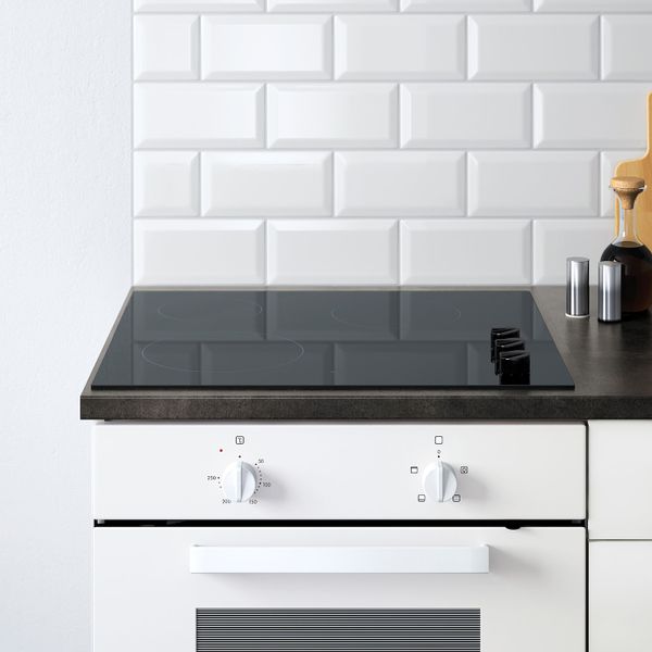 Напольный шкаф с дверцами и ящиком, глянцевый белый 180 см IKEA KNOXHULT КНОКСХУЛЬТ 803.369.18 - фото 4