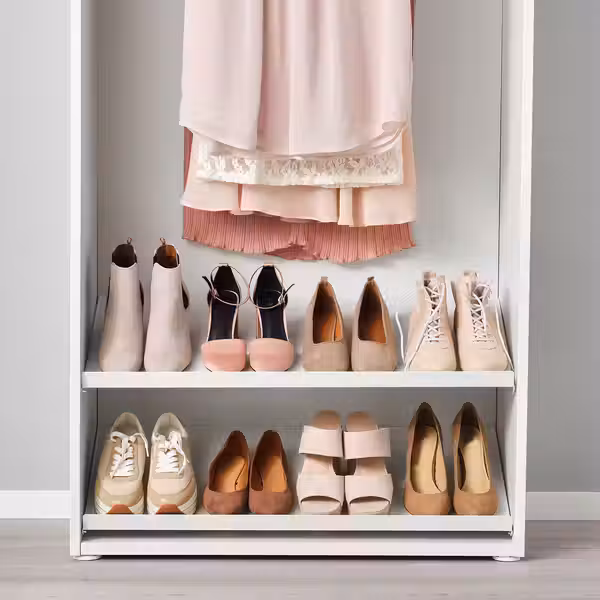 HJÄLPA Полка для обуви - белый 80x40 см - фото 3