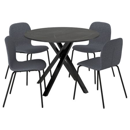 Стол и 4 стула IKEA KARLPETTER, MARIEDAMM 995.686.92