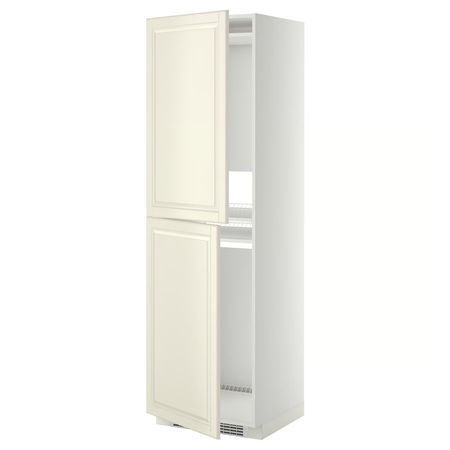 METOD Высок шкаф д холодильн/мороз - белый/Bodbyn белый с оттенком 60x60x200 см