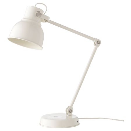 Лампа/устройств для/беспровод зарядки ХЕКТАР, белый