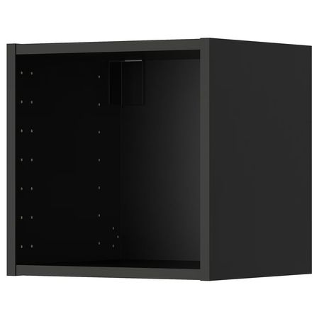 METOD Шкаф навесной - черно-серый 40x37x40 см