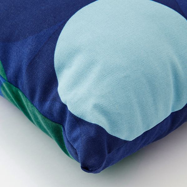 Подушка, синий-зеленый 30x60 см IKEA KROKUSLILJA КРОКУСЛИЛЬЯ 904.258.53 - фото 3