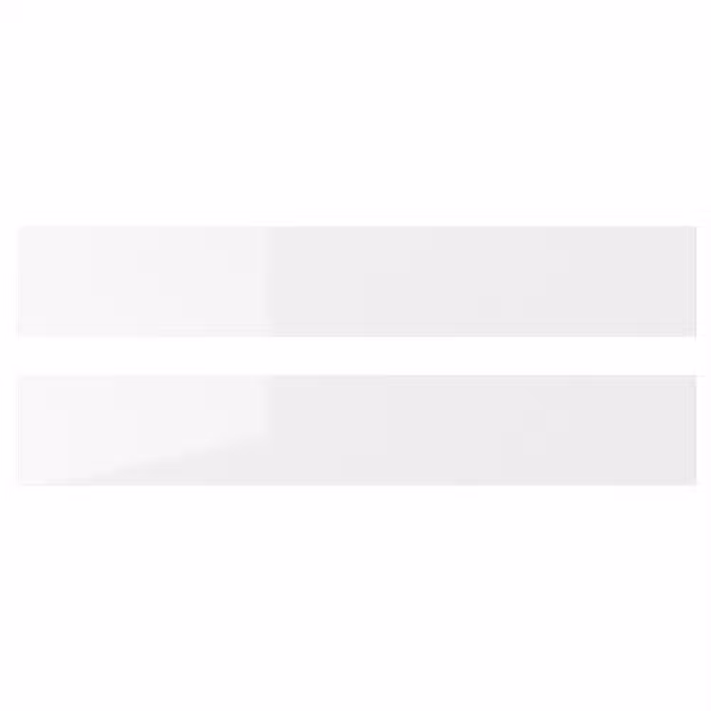 RINGHULT Фронтальная панель ящика - глянцевый белый 60x10 см - фото 1