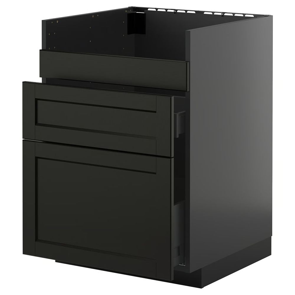 METOD / KNIVSHULT Напол шк д/мойки ХАВСЕН/3фасада/2ящ - фото 1