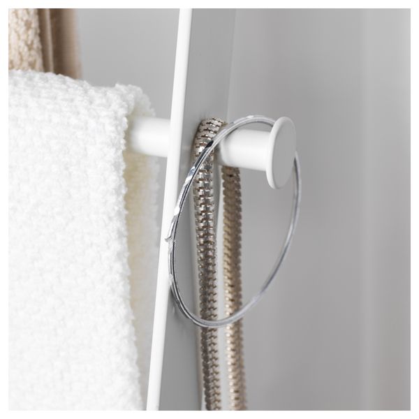 Вешалка напольная ЭНУДДЭН, белый - схема-чертеж с размерами