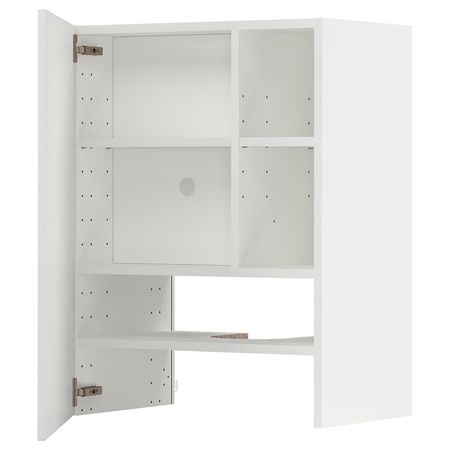 METOD Навесной шкаф д/вытяжки/полка/дверь - белый/Stensund белый 60x80 см