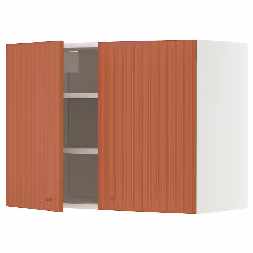 METOD Навесной шкаф с полками/2дверцы - фото 1