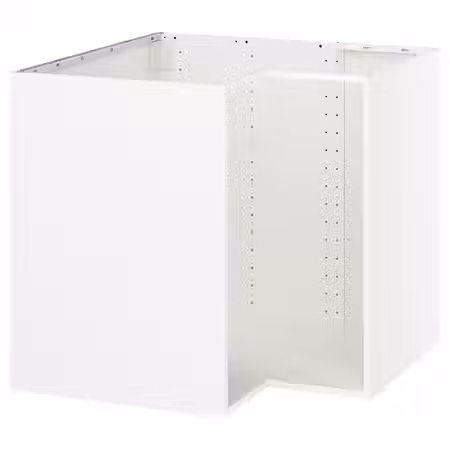 METOD Каркас напольного шкафа углового - белый 88x60x80 см