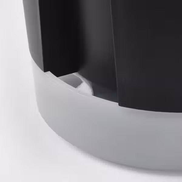 VÅRDTRÄD ВОРДТРЭД Горшок с самополивом - д/дома/улицы прозрачный/антрацит 24 см - фото 4