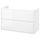ÄNGSJÖN ЭНГШЁН Шкаф для раковины с ящиками - глянцевый белый 100x48x63 см