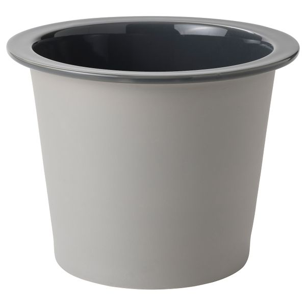 Кашпо, для дома, улицы синий/серый 24 см IKEA FNITTRIG ФНИТТРИГ 204.795.14 - фото 1