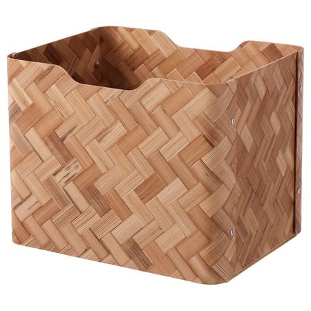 Ящик, бамбук/коричневый 25x32x25 см IKEA BULLIG БУЛЛИГ 604.745.95