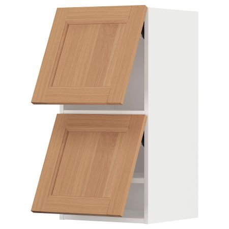Навесной горизонтальный шкаф, 2 двери, 40x80 см, белый IKEA METOD МЕТОД 294.384.49