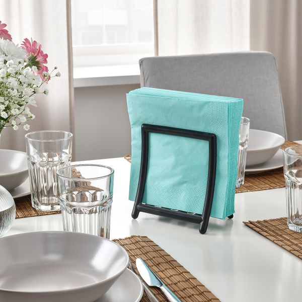 Салфетка бумажная, светлая бирюза 40x40 см IKEA FANTASTISK ФАНТАСТИСК 905.159.24 - схема-чертеж с размерами