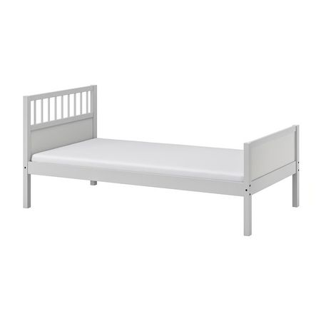 SMYGA Каркас кровати - светло-серый 90x200 см