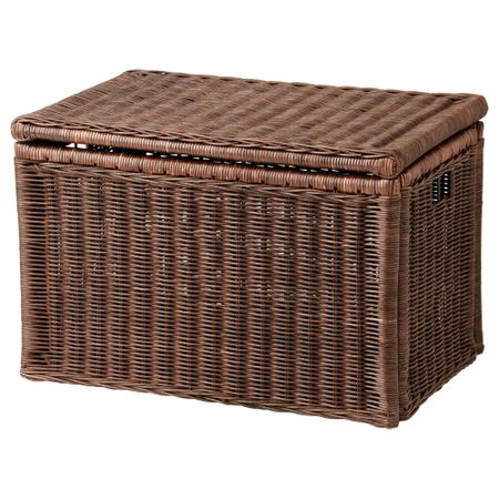 Ящик для хранения ГАББИГ, темно-коричневый (71x45x48 см)