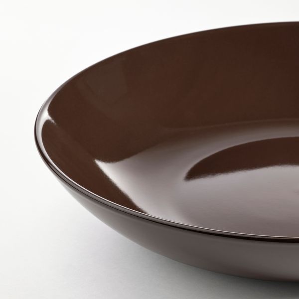 Миска сервировочная, 30 см, полированный коричневый IKEA FÄRGKLAR 805.291.39 - фото 4
