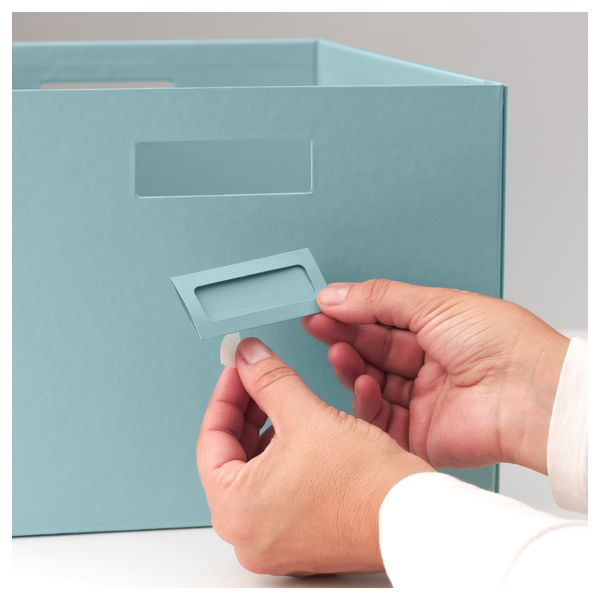 Коробка с крышкой ТЬЕНА, голубой (27x35x20 см) - фото 2