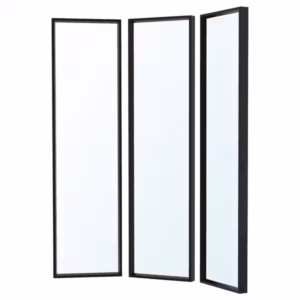 NISSEDAL Комбинация зеркал - чёрный 130x150 см - фото 1