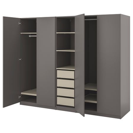 Гардероб, комбинация IKEA PAX ПАКС, FORSAND ФОРСАНД 395.543.77