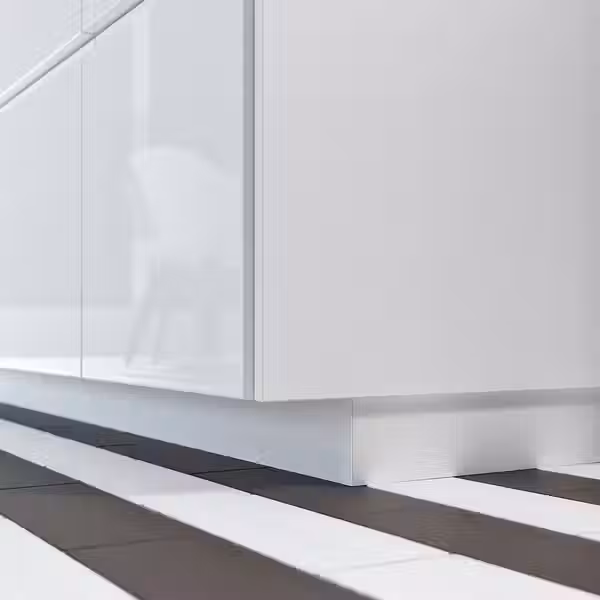 FÖRBÄTTRA Цоколь - глянцевый белый 220x8 см - фото 4