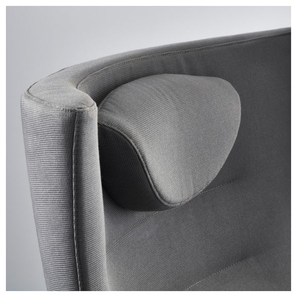 Кресло c высокой спинкой СТОКГОЛЬМ, Рёстонга серый - фото 4