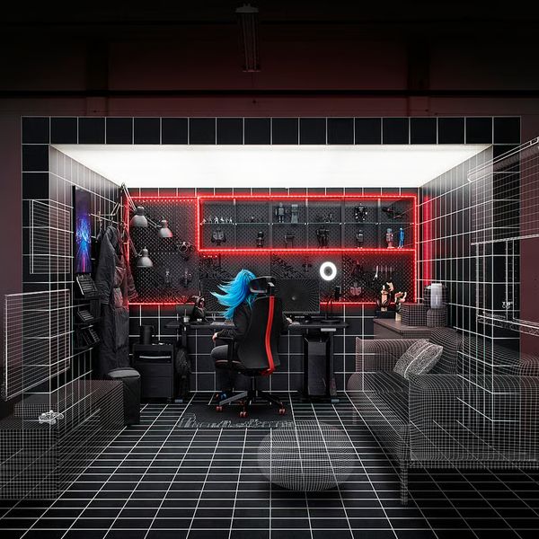 IKEA, дополнительный ракурс - схема-чертеж с размерами