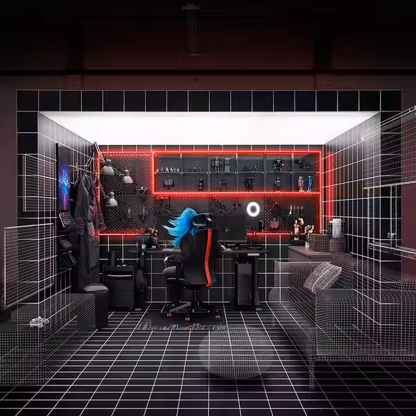 IKEA, дополнительный ракурс - схема-чертеж с размерами