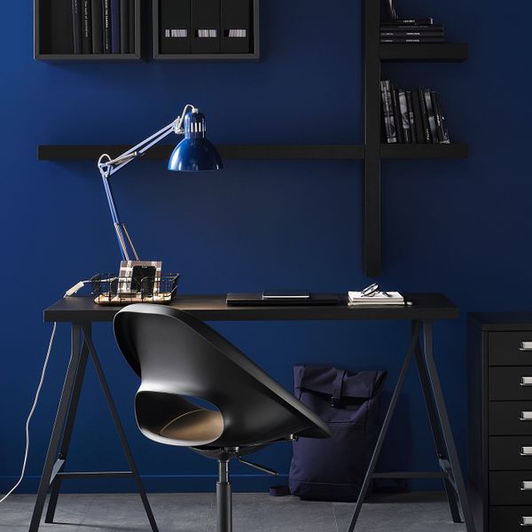 Стол, черно-коричневый/серый 120x60 см IKEA LINNMON ЛИННМОН / LERBERG ЛЕРБЕРГ 492.793.45 - схема-чертеж с размерами