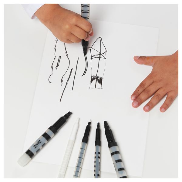 Фломастер МОЛА, различные размеры - схема-чертеж с размерами