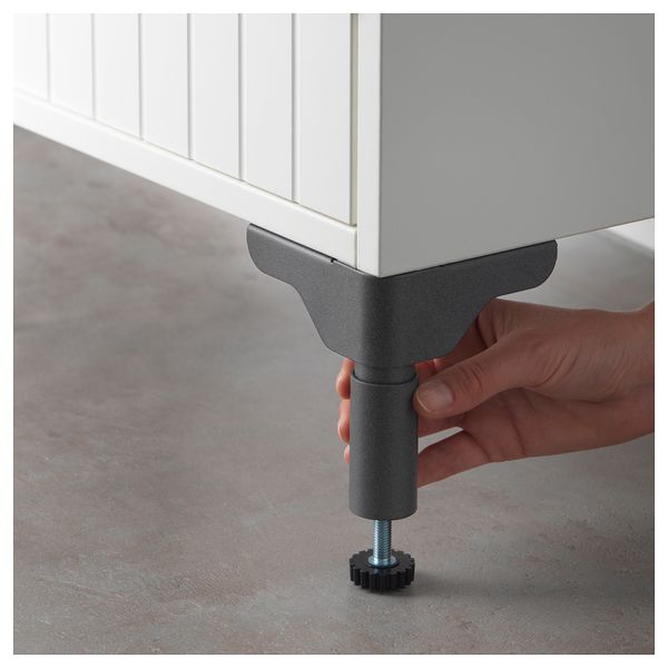 Ножка СИЛВЕРОН, серый - схема-чертеж с размерами