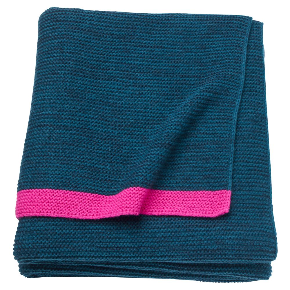 Плед ЛИЗАМАРИ, синий, розовый (130x170 см) - фото 1