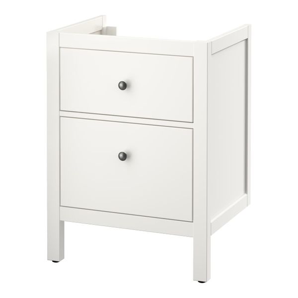 Шкаф для раковины с 2 ящ, белый 60x47x83 см IKEA HEMNES ХЕМНЭС 303.690.20 - фото 1