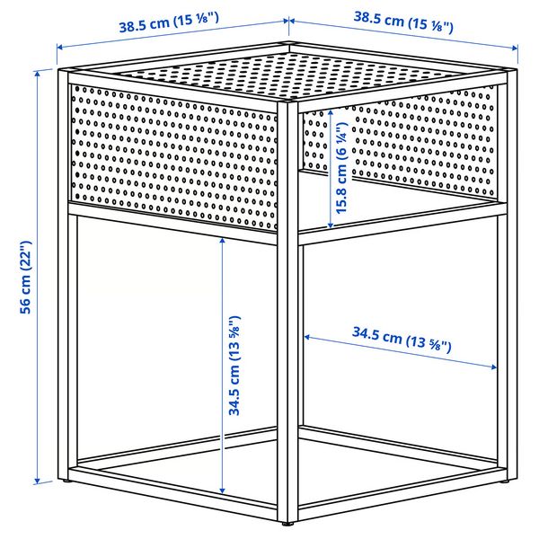 IKEA, дополнительный ракурс - схема-чертеж с размерами