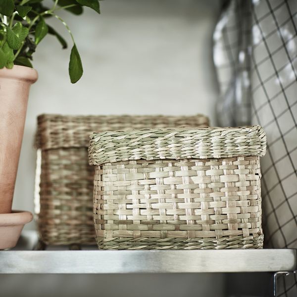 Коробка с крышкой, 2 шт., водоросли IKEA LURPASSA ЛУРПАССА 004.818.34 - фото 3