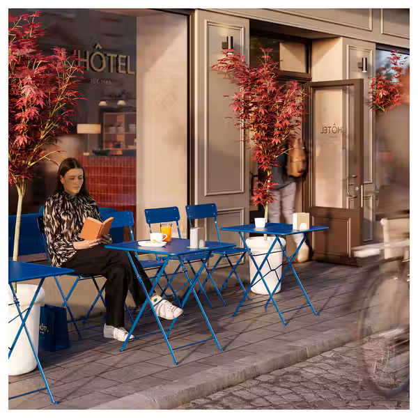 SUNDSÖ СУНДСЁ Стол и 2 складных стула - фото 4