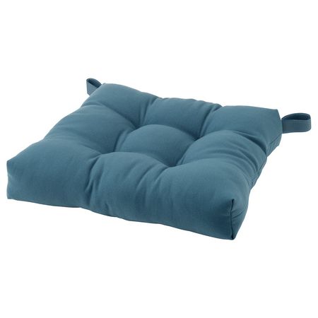 MALINDA Подушка на стул - сине-серый 40x38x7 см